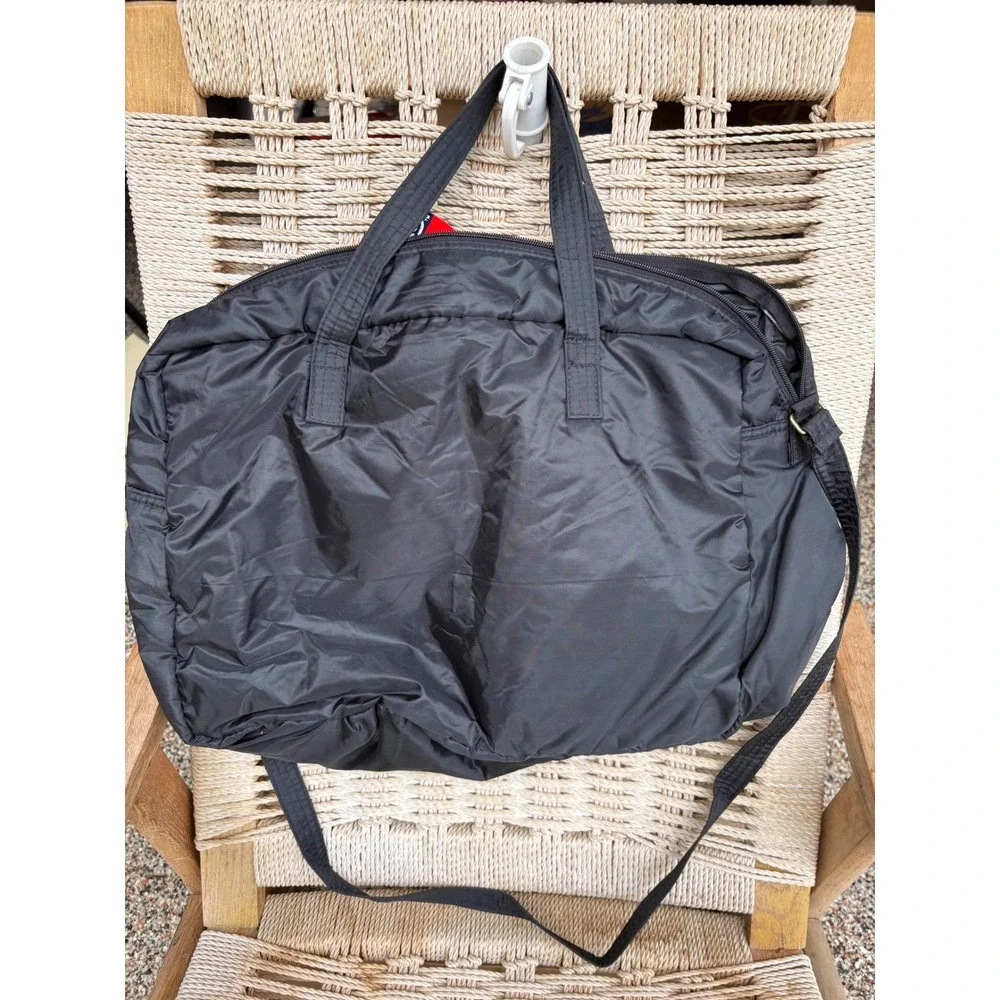 Jetbag Sports Vintage Black Nylon Duffel Bag NWT vintage 90s Weekender